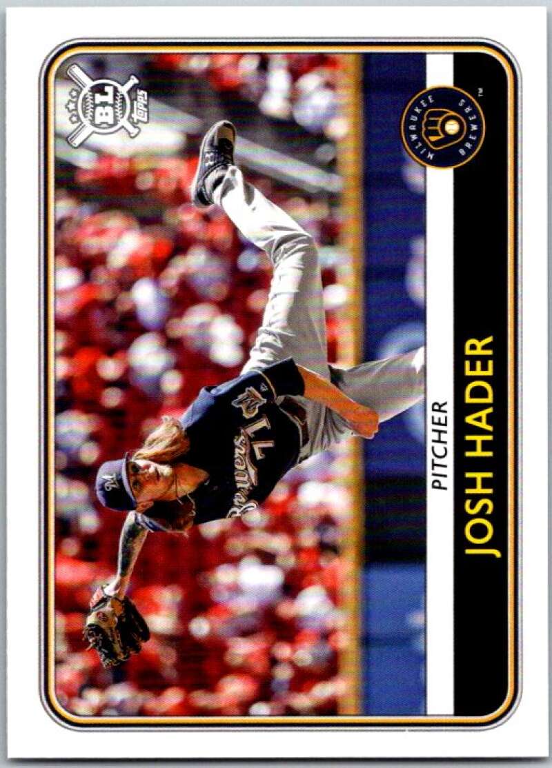 2020 Topps Big League #194 Josh Hader Milwaukee Brewers V45294