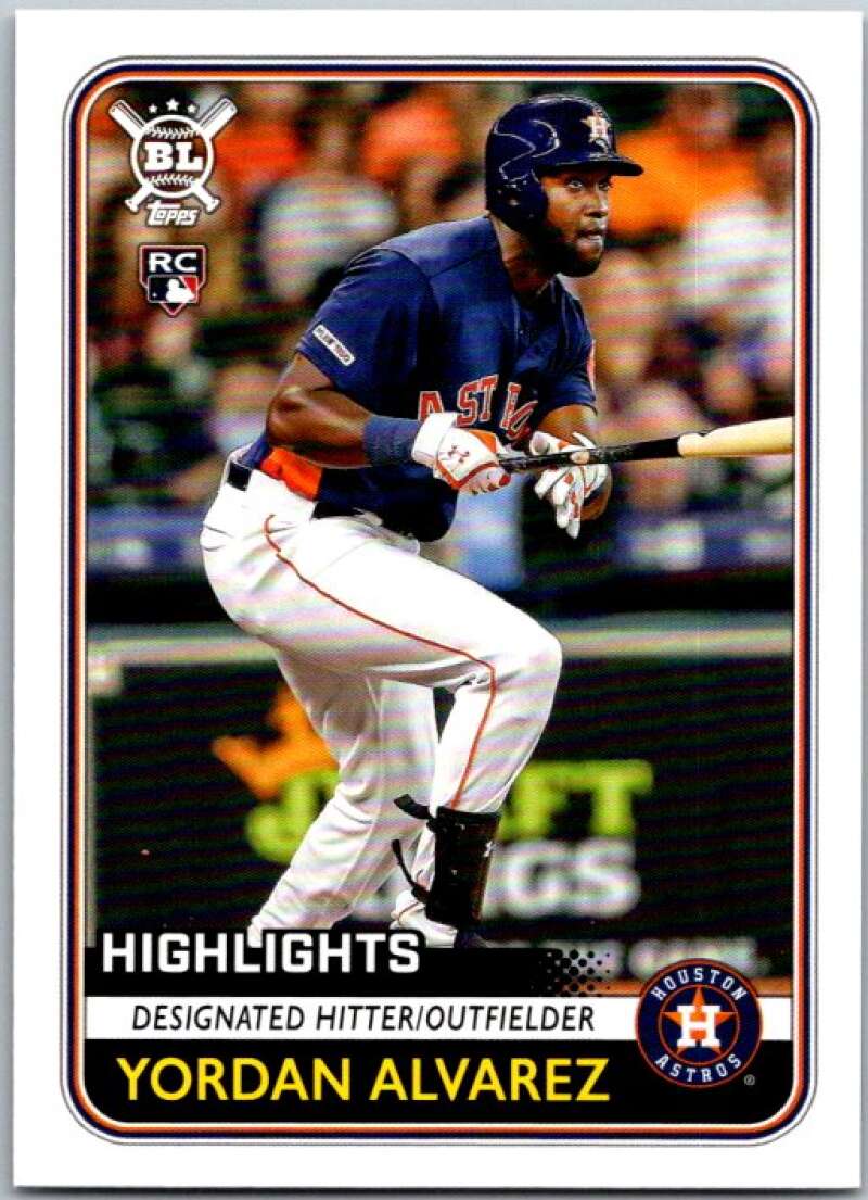 2020 Topps Big League #296 Yordan Alvarez Houston Astros V45309