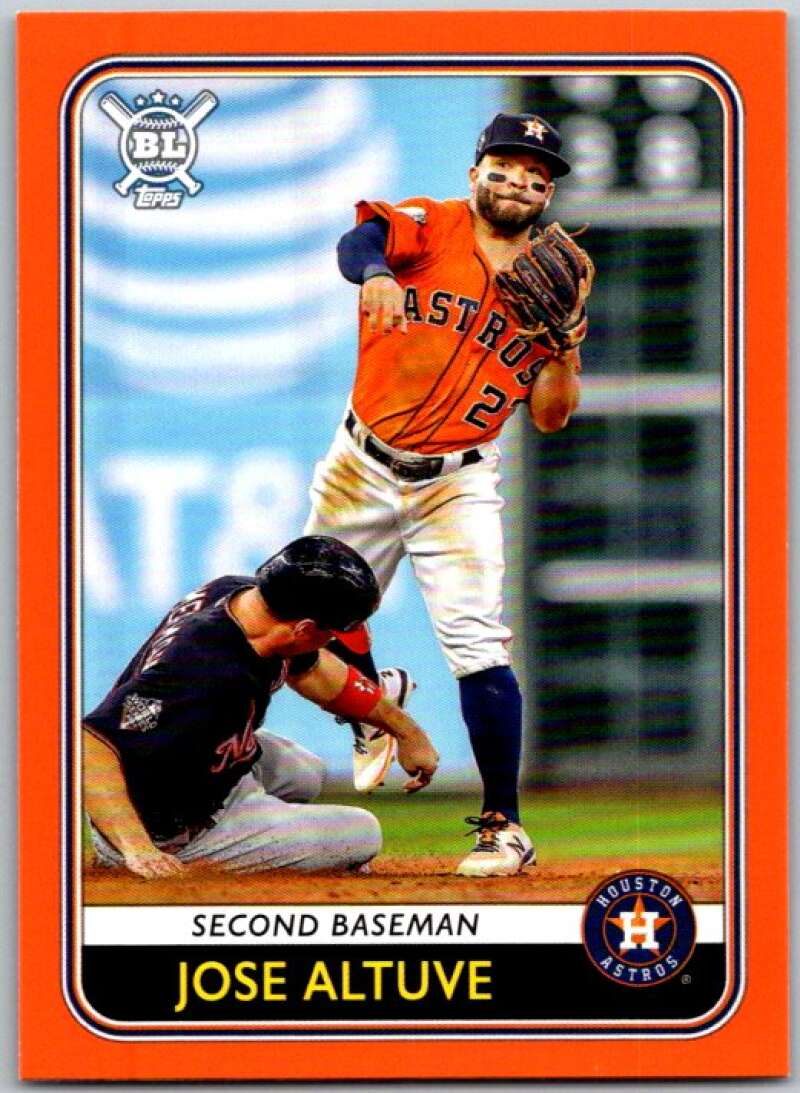 2020 Topps Big League Orange #220 Jose Altuve Houston Astros V45320