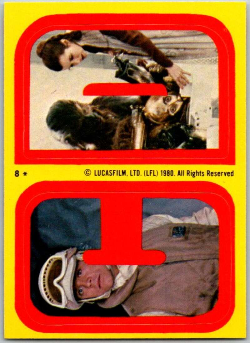 1980 Topps The Empire Strikes Back Stickers #8 C D V45363