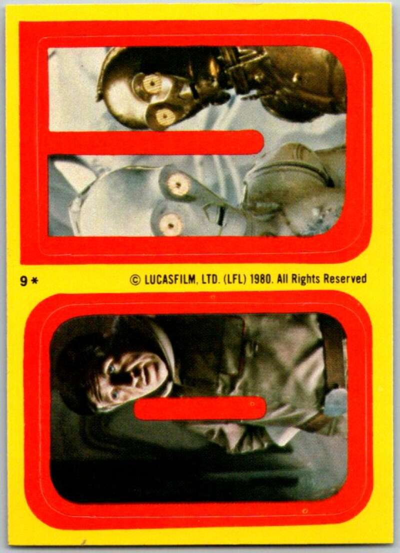 1980 Topps The Empire Strikes Back Stickers #9 O U   V45364