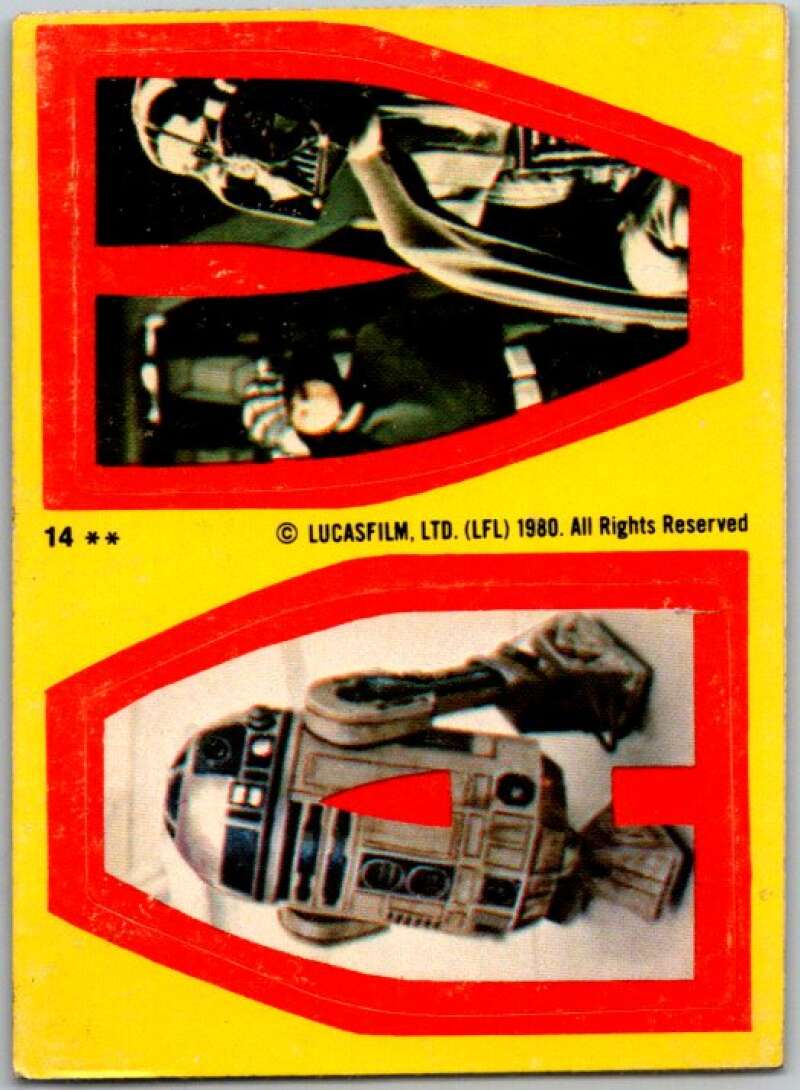 1980 Topps The Empire Strikes Back Stickers #14 A V V45366