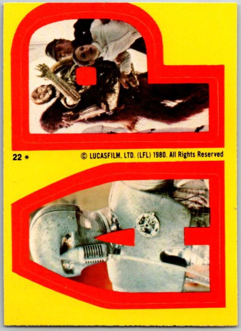 1980 Topps The Empire Strikes Back Stickers #22 A P V45369