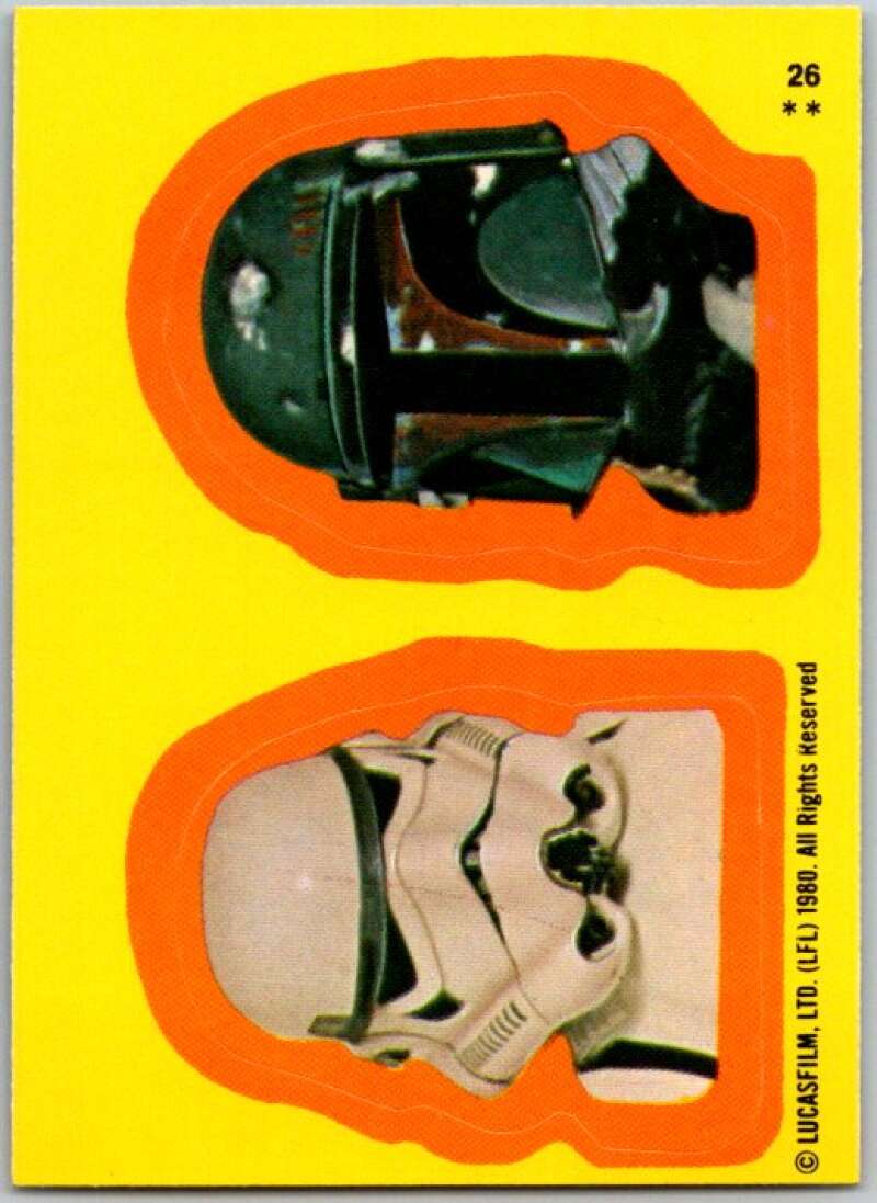 1980 Topps The Empire Strikes Back Stickers #26 Stormtrooper/Boba V45371