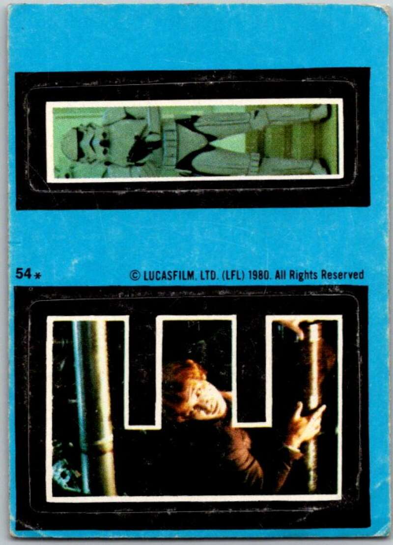 1980 Topps The Empire Strikes Back Stickers #54 E I V45401