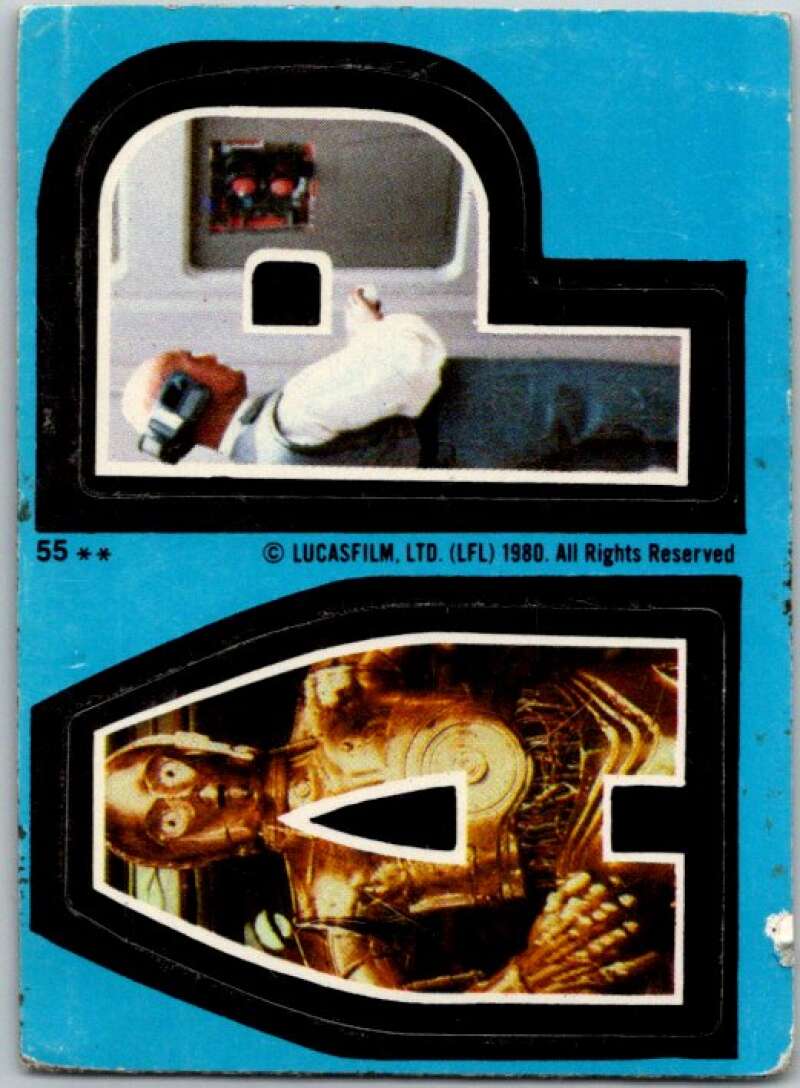 1980 Topps The Empire Strikes Back Stickers #55 A P V45403