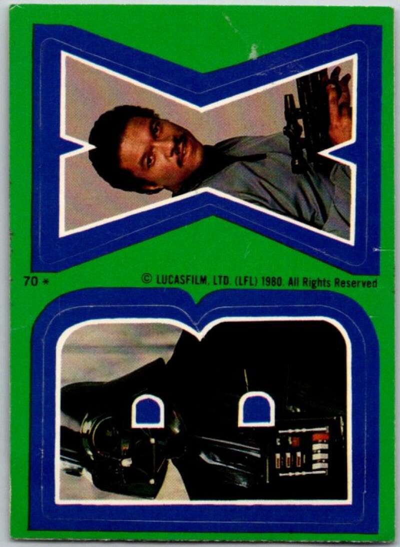 1980 Topps The Empire Strikes Back Stickers #70 B X V45416