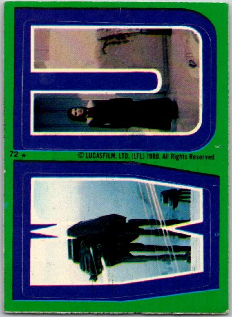 1980 Topps The Empire Strikes Back Stickers #72 W U V45423