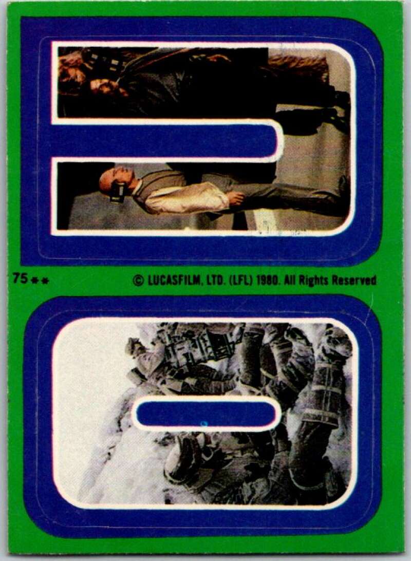 1980 Topps The Empire Strikes Back Stickers #75 O U V45429