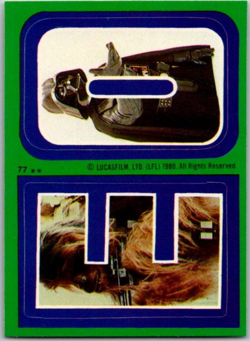 1980 Topps The Empire Strikes Back Stickers #77 E O V45432