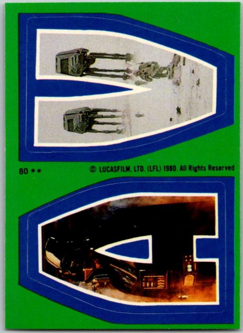 1980 Topps The Empire Strikes Back Stickers #80 A V V45436