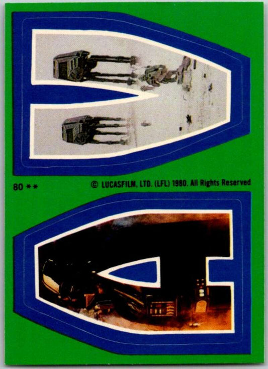 1980 Topps The Empire Strikes Back Stickers #80 A V   V45437