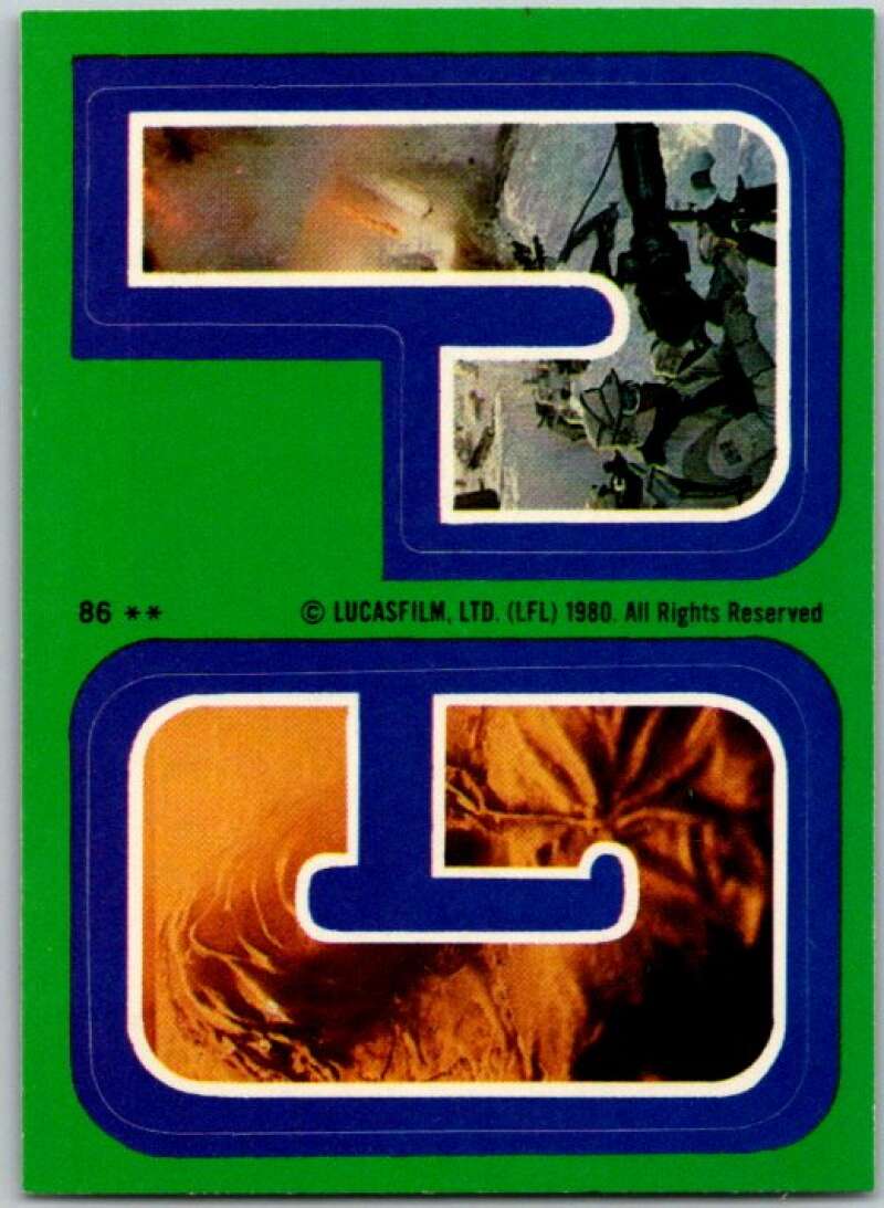 1980 Topps The Empire Strikes Back Stickers #86 G J V45448