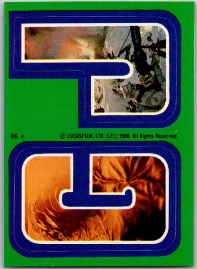 1980 Topps The Empire Strikes Back Stickers #86 G J V45450