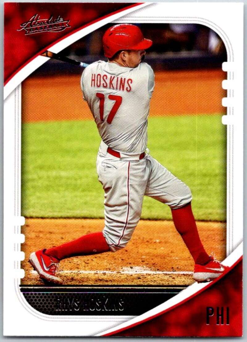 2021 Panini Absolute #14 Rhys Hoskins Philadelphia Phillies V45324