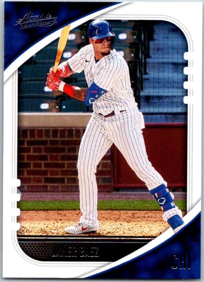 2021 Panini Absolute #57 Javier Baez Chicago Cubs V45332