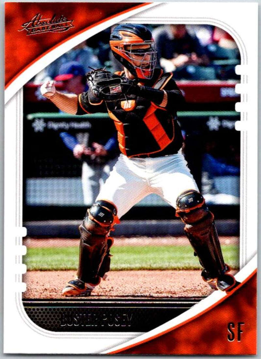 2021 Panini Absolute #71 Buster Posey San Francisco Giants  V45334