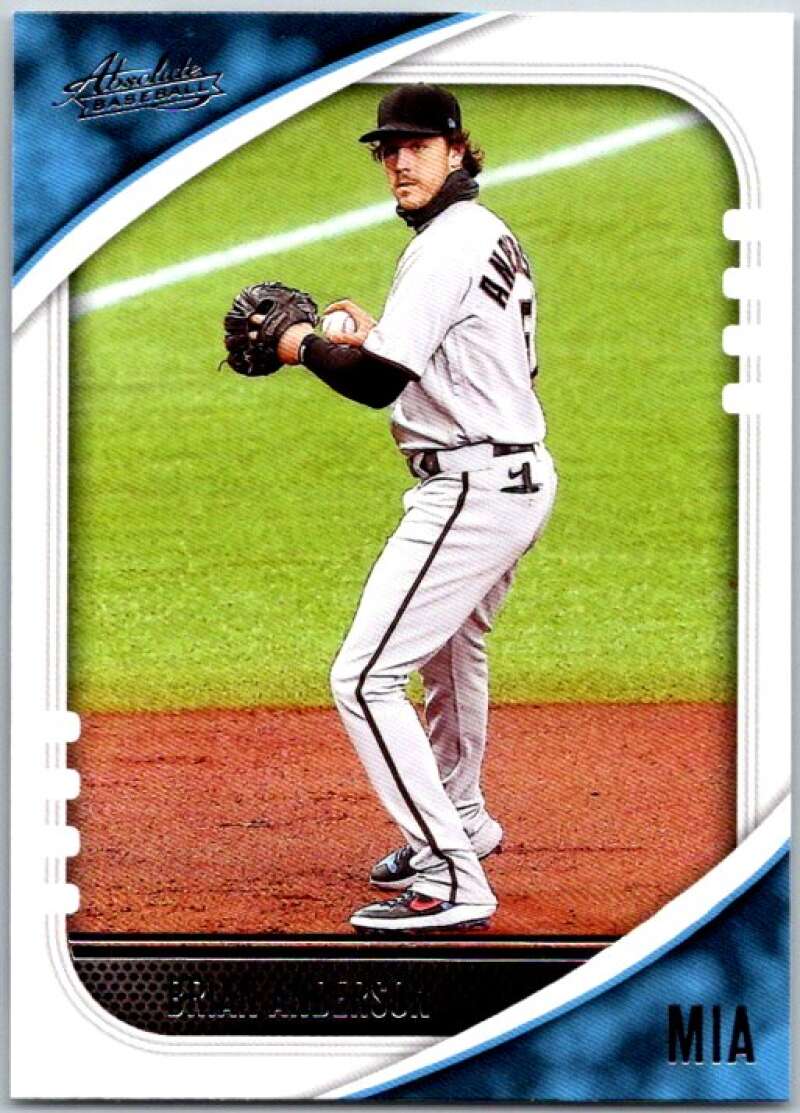 2021 Panini Absolute #72 Brian Anderson Miami Marlins V45335