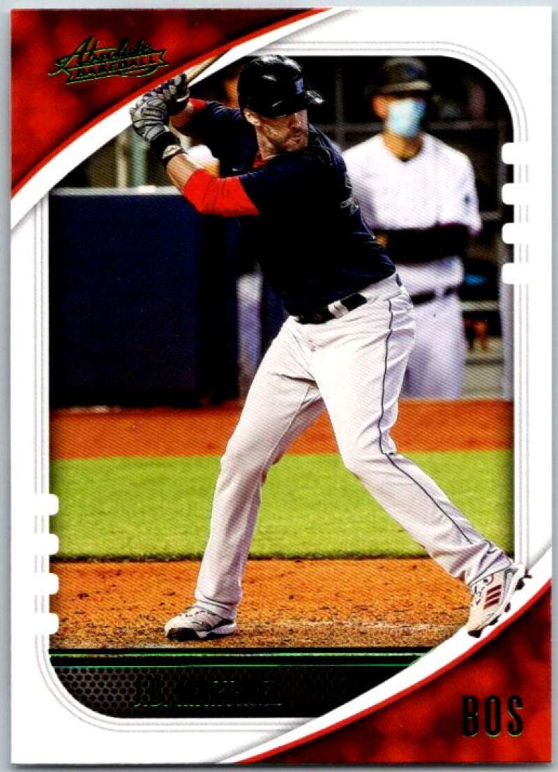 2021 Panini Absolute Retail Green #12 J.D. Martinez Boston Red Sox V45340