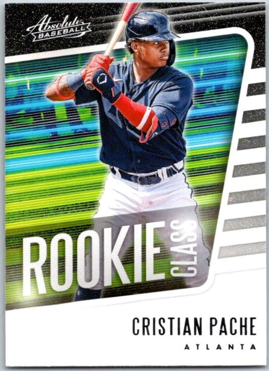 2021 Panini Absolute Rookie Class #12 Cristian Pache  Atlanta Braves  V45346