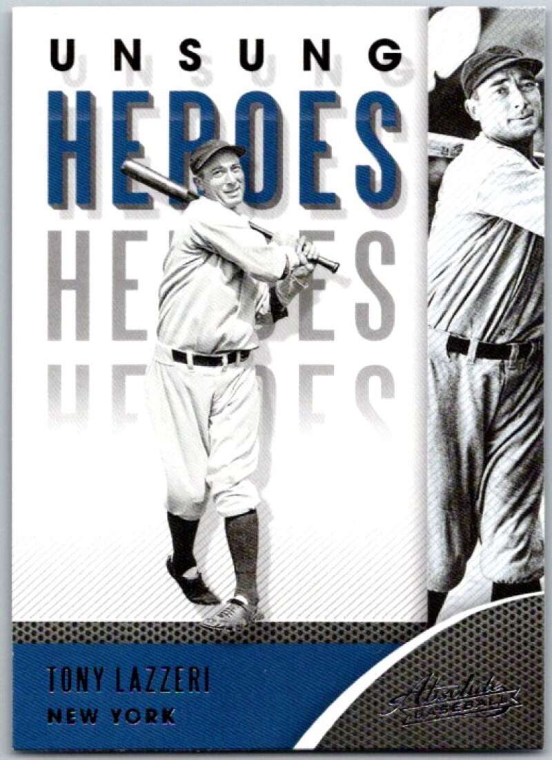 2021 Panini Absolute Unsung Heroes #1 Tony Lazzeri Yankees V45351