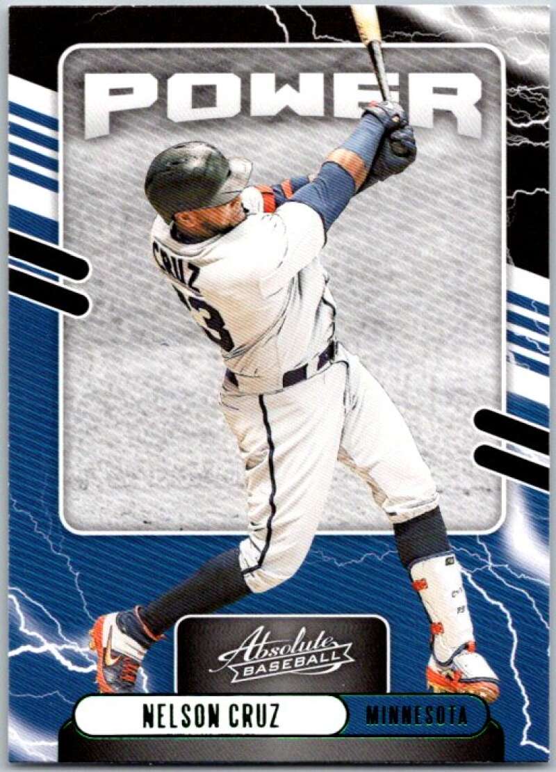 2021 Panini Absolute Power Green #8 Nelson Cruz Twins V45355