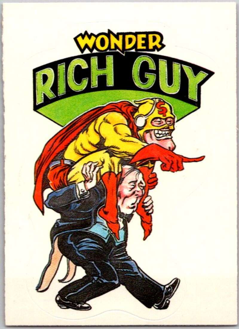 1983 Zero Heroes Stickers #20 Wonder Richguy V45473