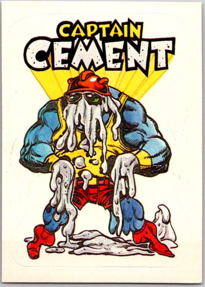 1983 Zero Heroes Stickers #23 Captain Cement V45476