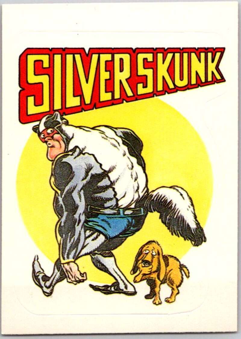 1983 Zero Heroes Stickers #24 The Silver Skunk V45478