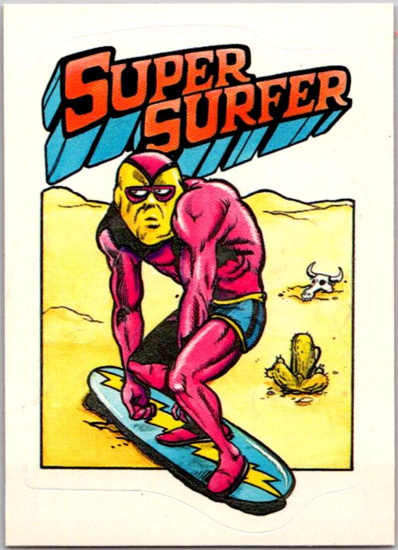 1983 Zero Heroes Stickers #32 Super Surfer V45489