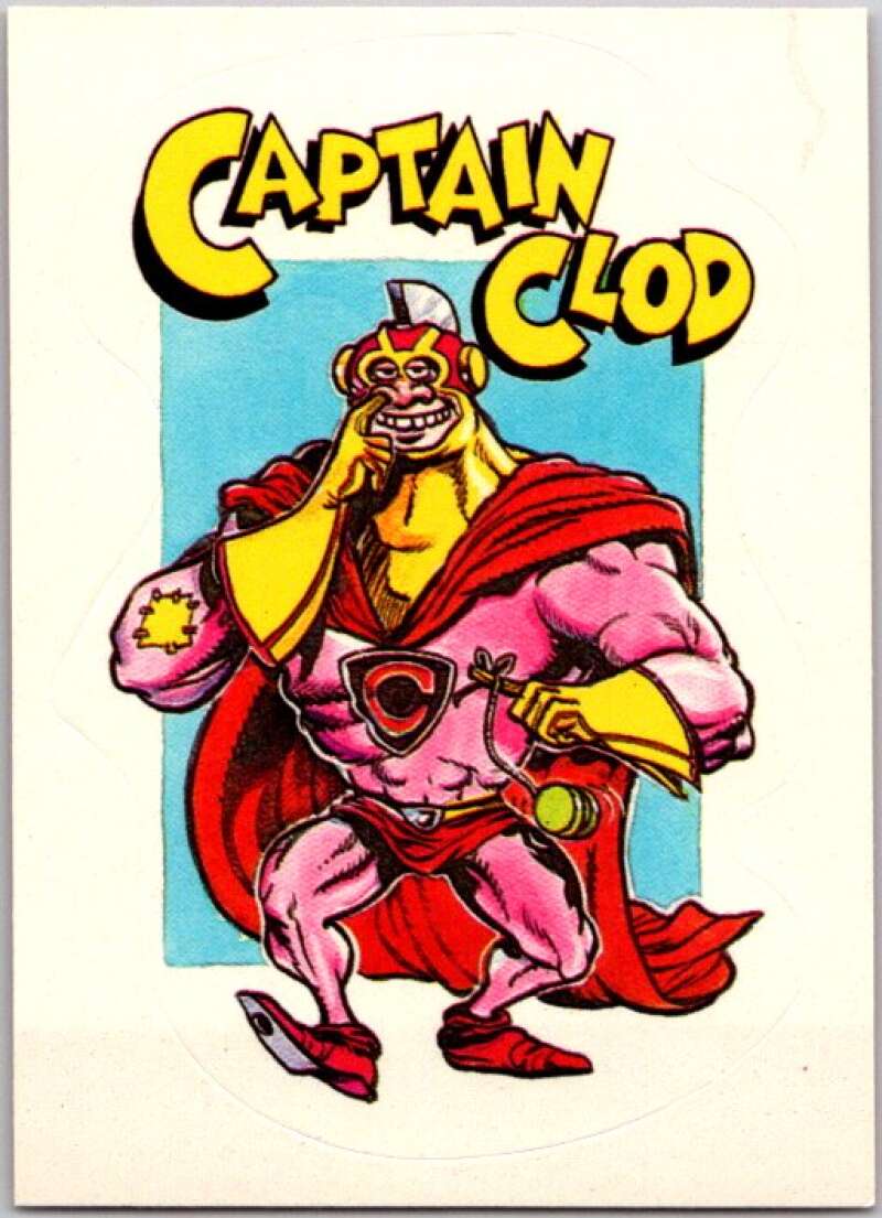 1983 Zero Heroes Stickers #35 Captain Clod V45492
