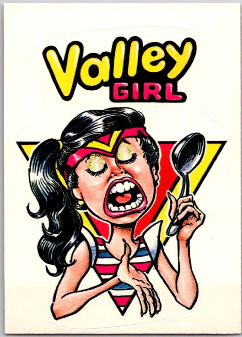 1983 Zero Heroes Stickers #41 Valley Girl V45498