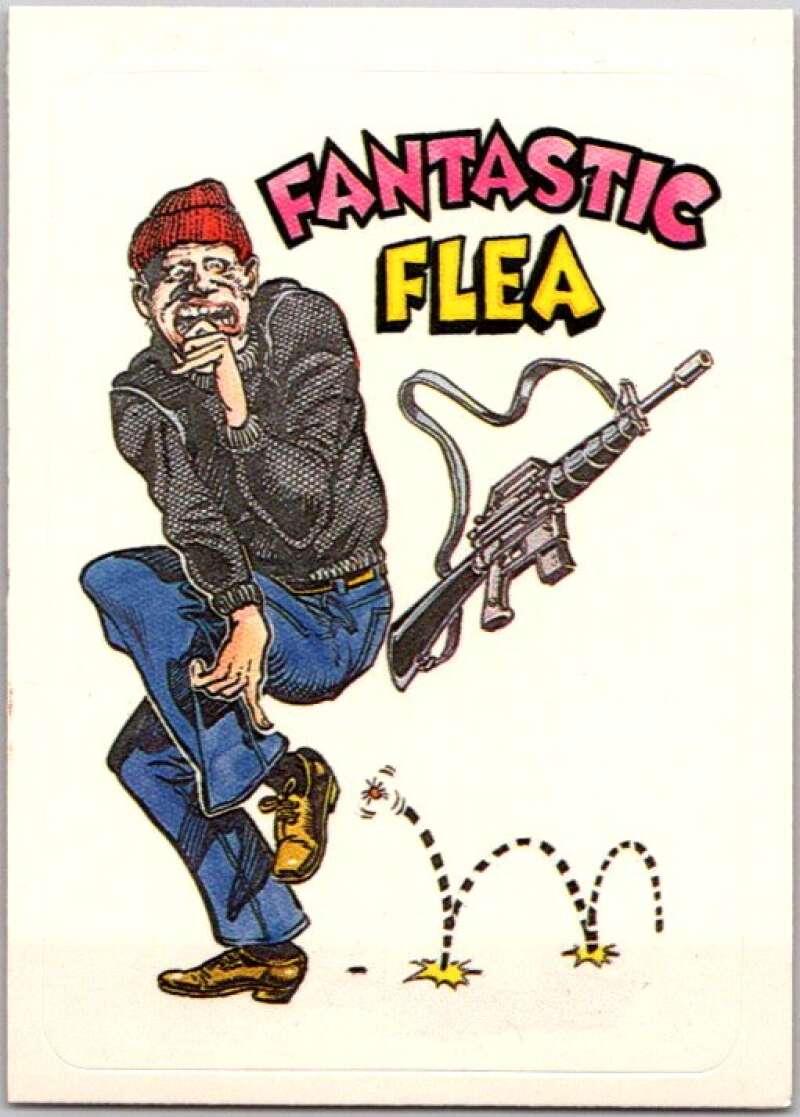 1983 Zero Heroes Stickers #42 The Fantastic Flea V45499