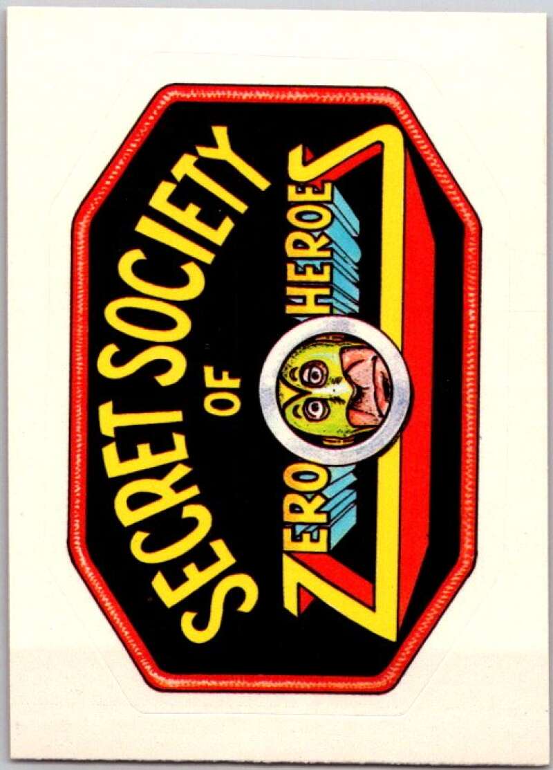 1983 Zero Heroes Stickers #47 Secret Society V45504