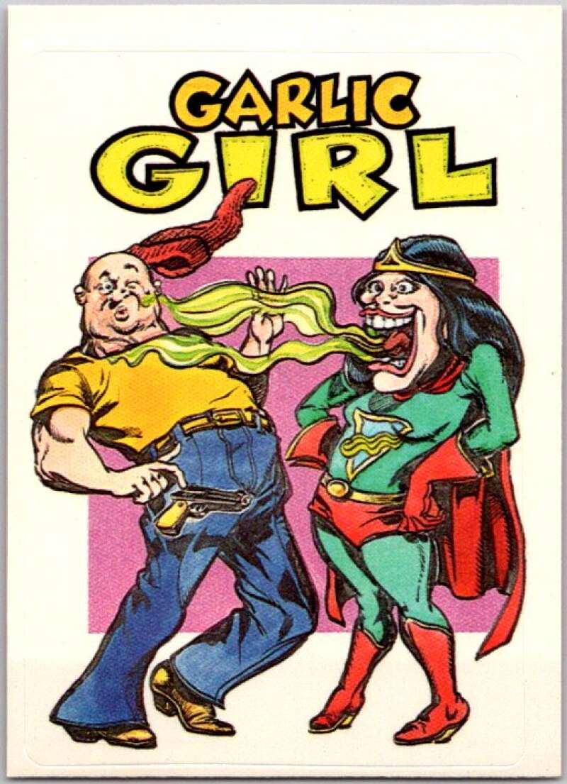 1983 Zero Heroes Stickers #48 Garlic Gal V45505