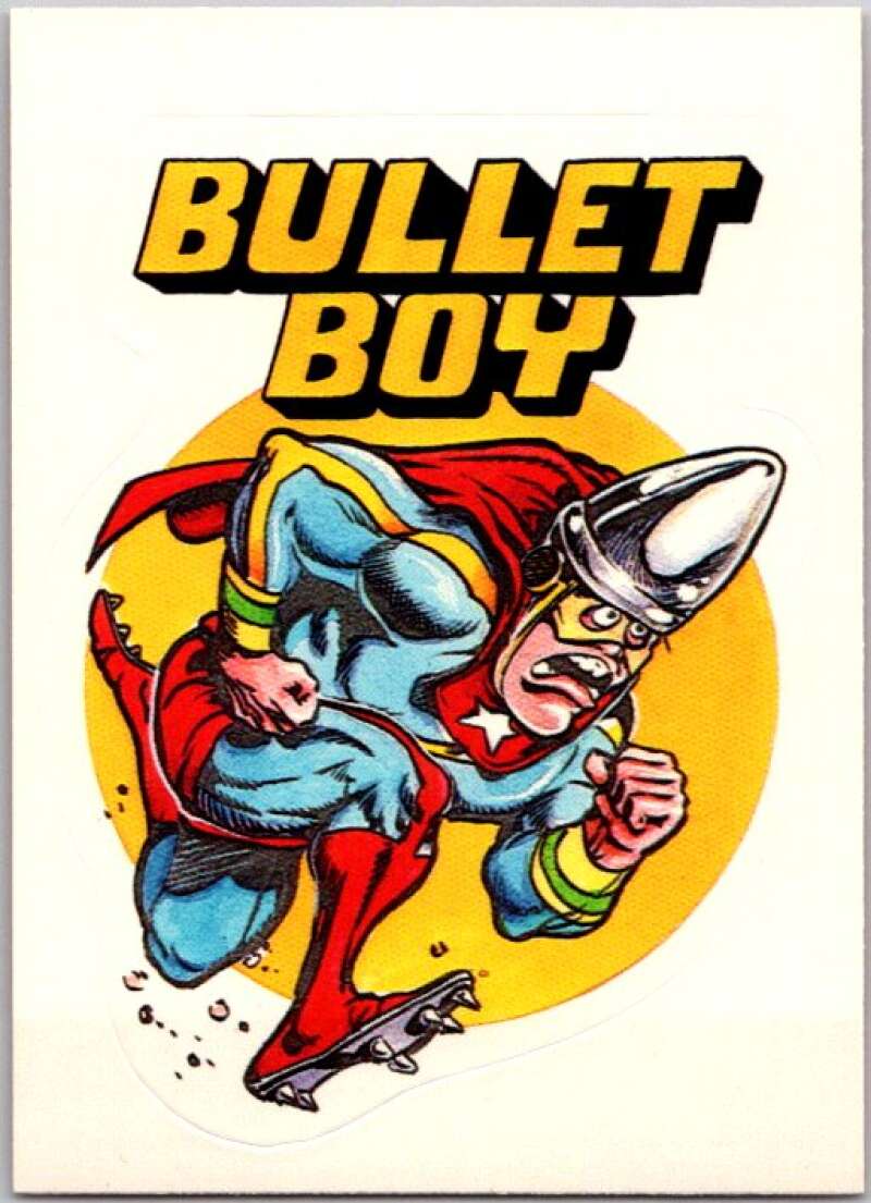 1983 Zero Heroes Stickers #52 Bullet Boy V45509