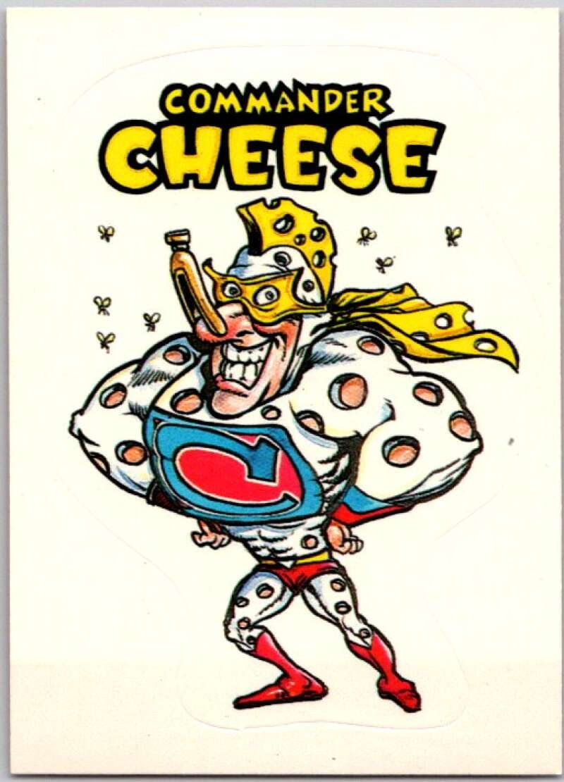 1983 Zero Heroes Stickers #54 Commander Cheese V45511