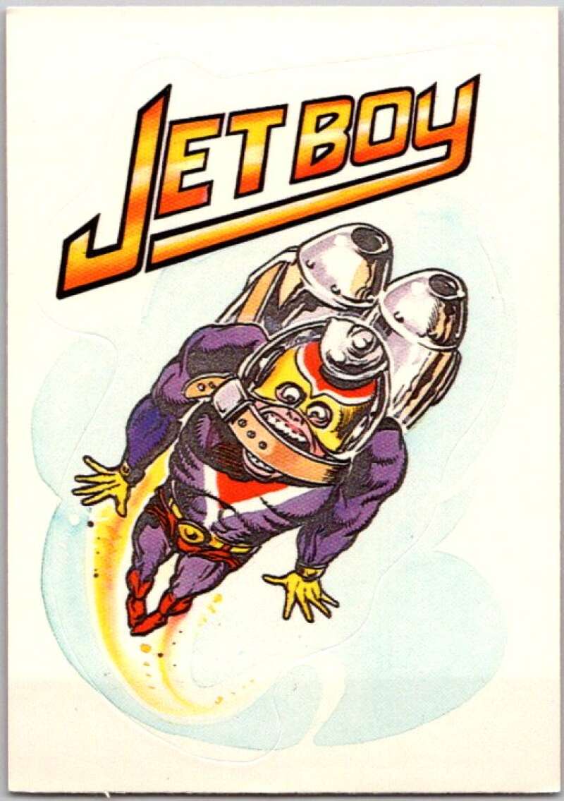1983 Zero Heroes Stickers #62 Jet Boy V45520