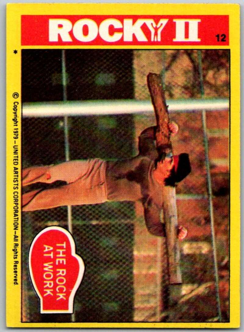 1979 Rocky II #12 The Rock at Work V45527