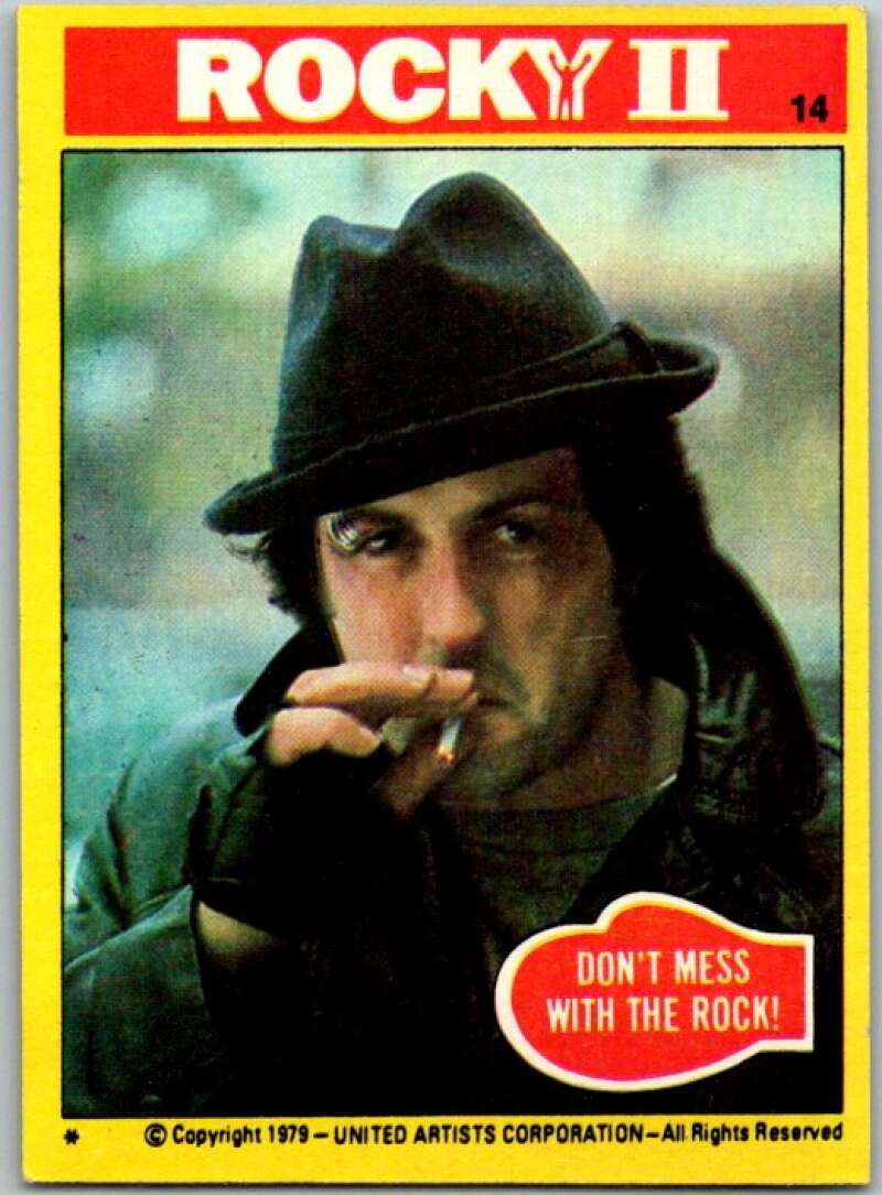 1979 Rocky II #14 Don't Mess with the Rock V45529