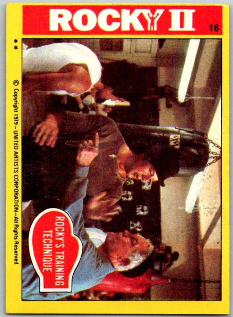1979 Rocky II #16 Rocky's Traning Technique V45530