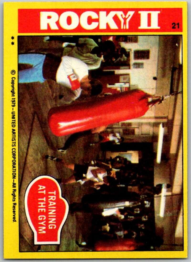 1979 Rocky II #21 Training at the Gym V45531
