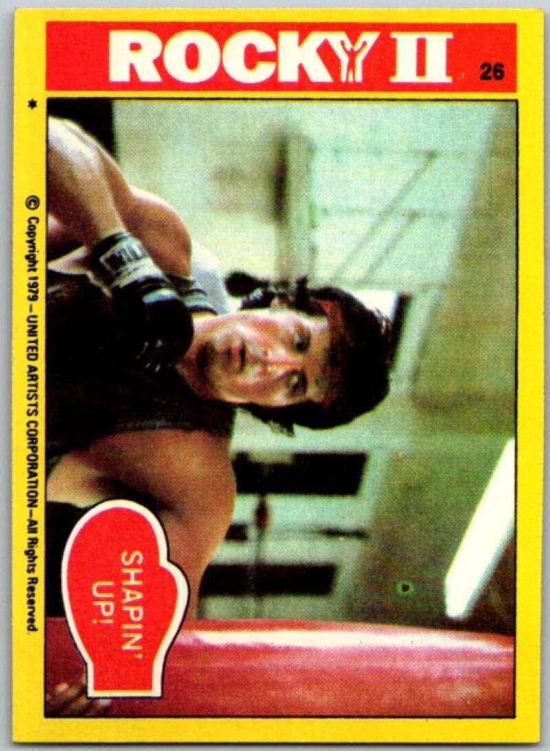 1979 Rocky II #26 Shapin' Up V45533