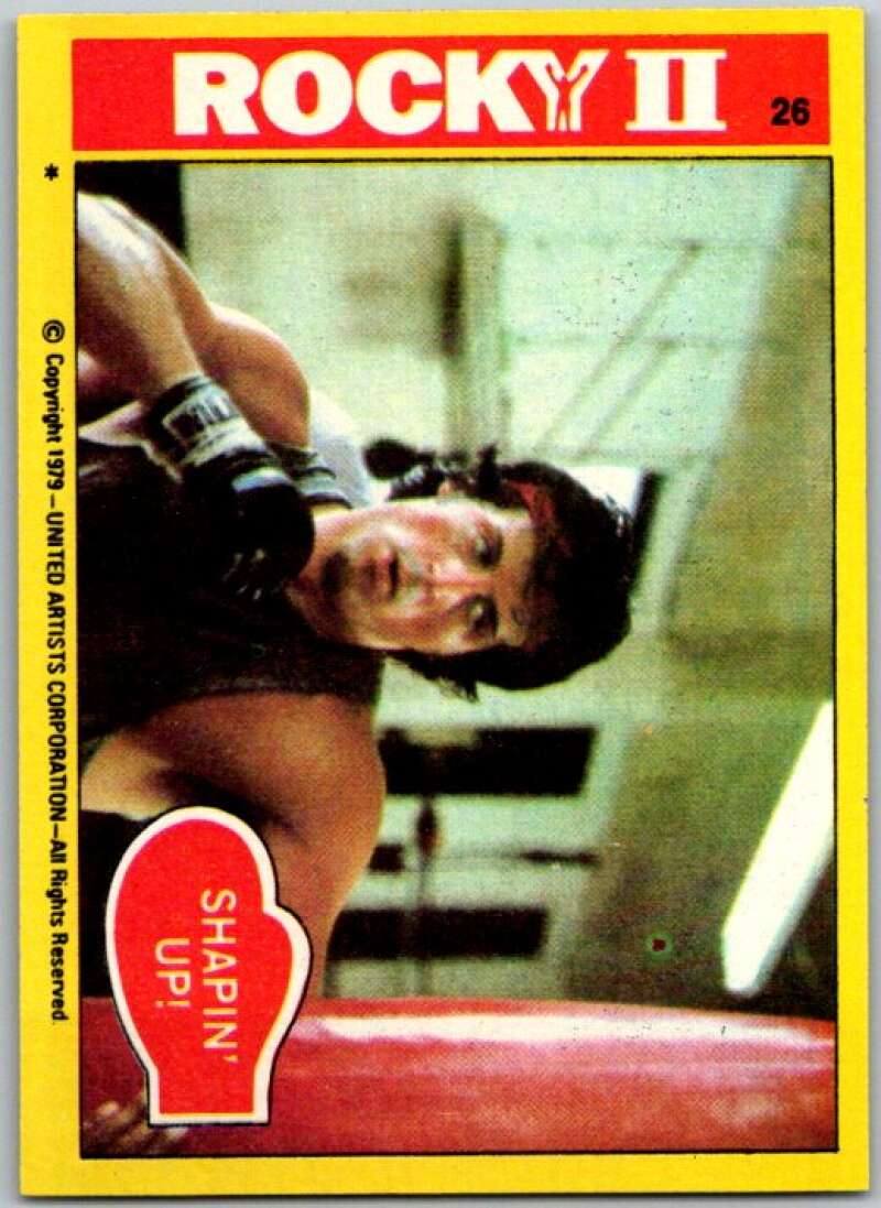 1979 Rocky II #26 Shapin' Up V45534