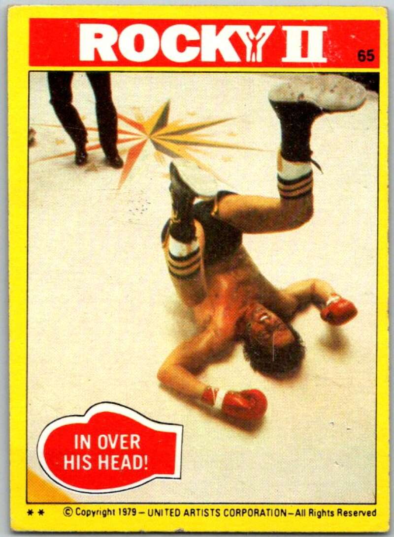 1979 Rocky II #65 In Over His Head V45541