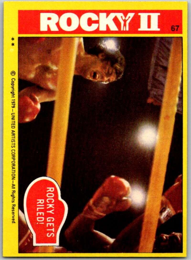 1979 Rocky II #67 Rocky Gets Riled V45542