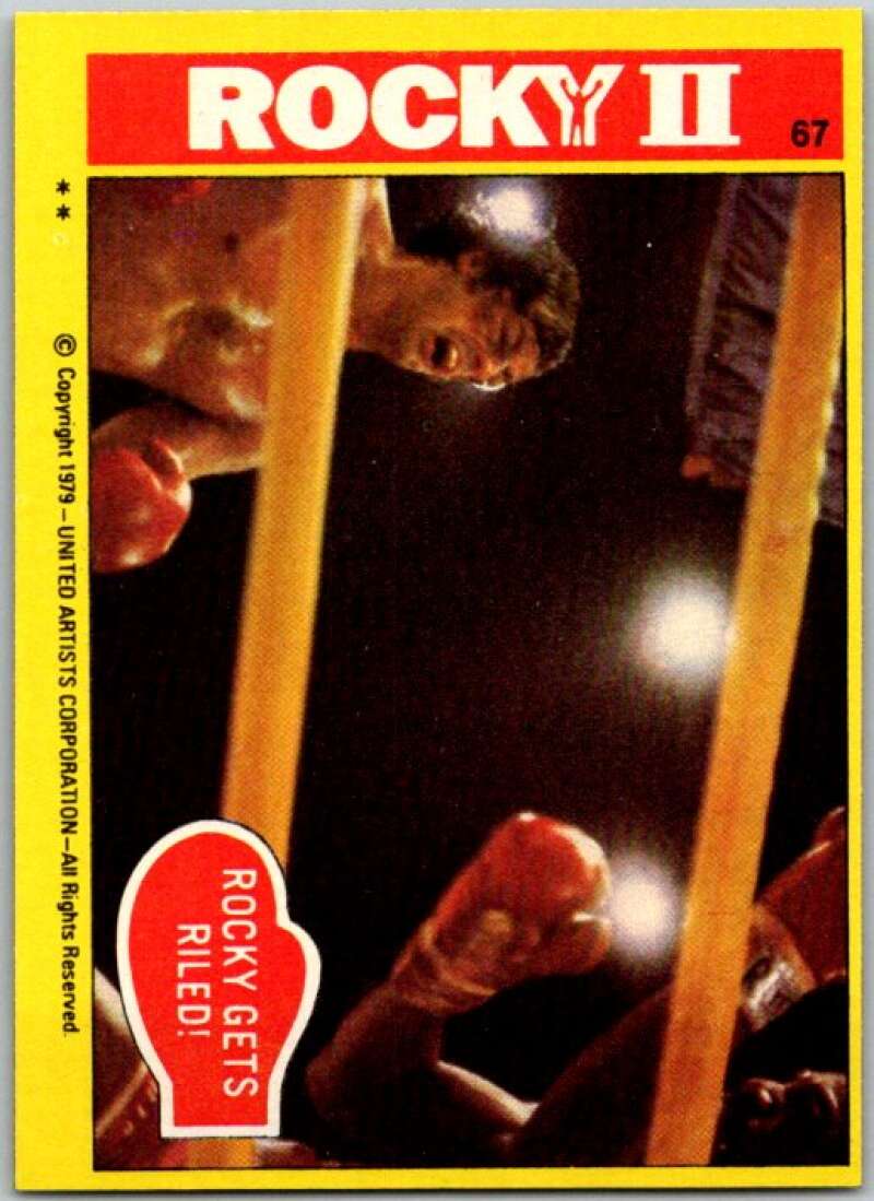 1979 Rocky II #67 Rocky Gets Riled V45543