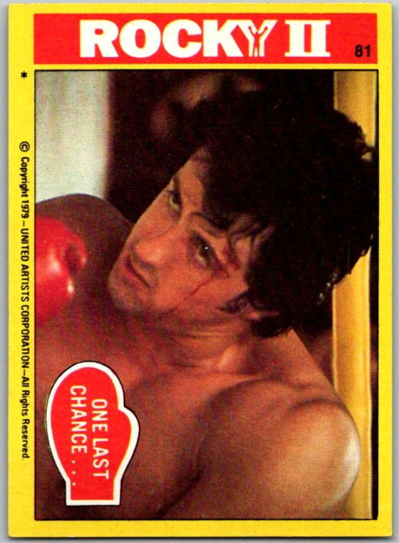 1979 Rocky II #81 One Last Chance V45549