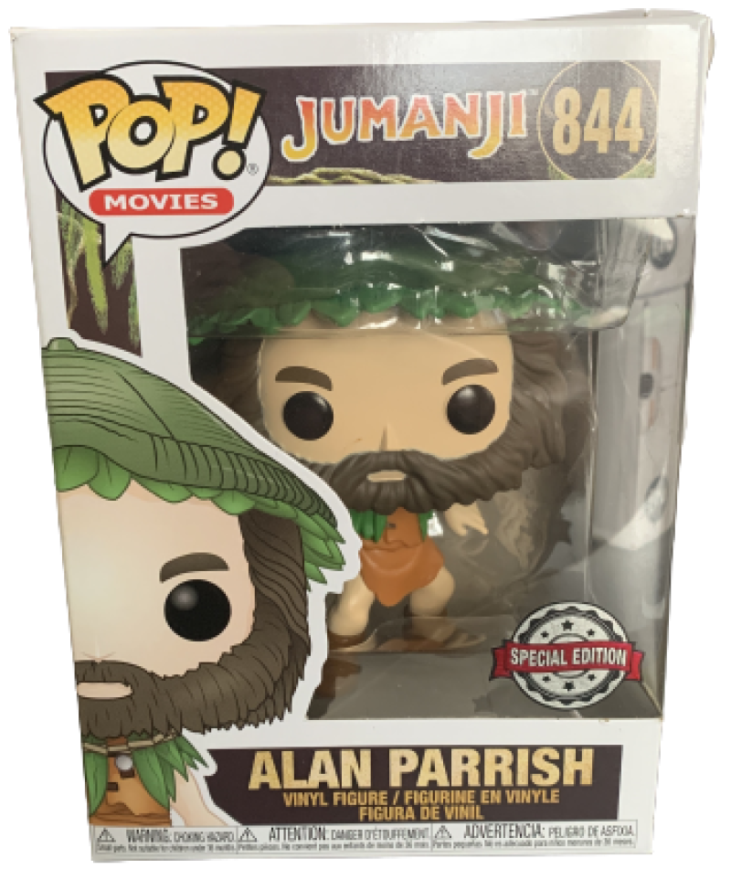 Funko Pop - 844 Movies Jumanji - Alan Parrish Vinyl Figure *SPECIAL EDITION