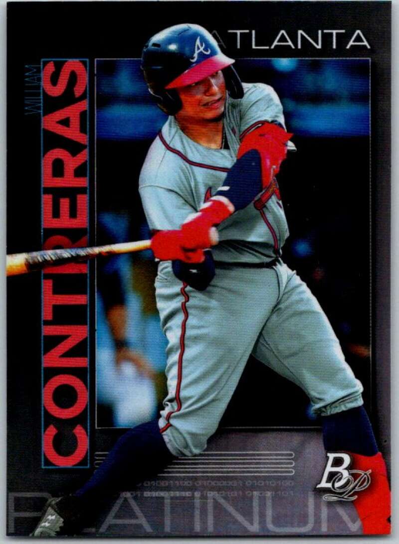 2020 Bowman Platinum Top Prospects #TOP-2 William Contreras Braves V45567
